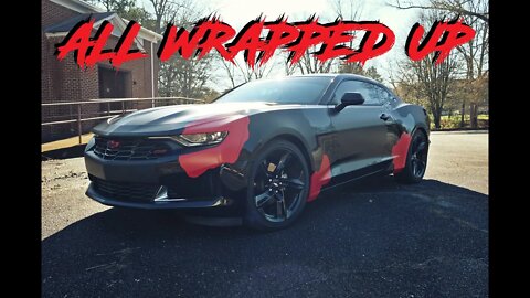 The Camaro's New Wrap!