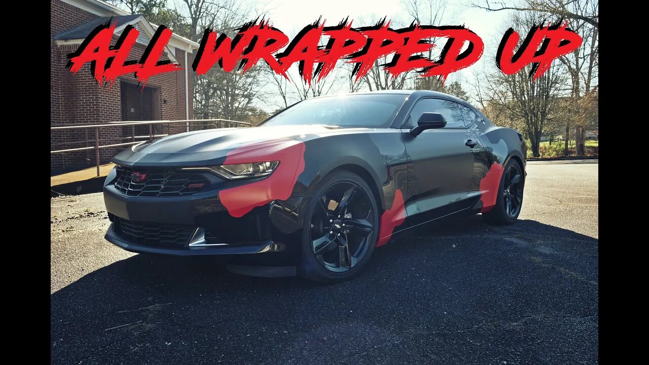 The Camaro's New Wrap!