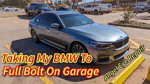 Taking The BMW Petty Roosevelt 540i To @FullBoltOnGarage For A Crazy Repair