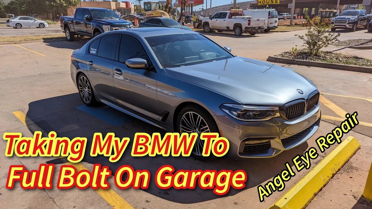 Taking The BMW Petty Roosevelt 540i To @FullBoltOnGarage For A Crazy Repair