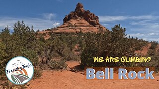 Climbing up Bell Rock