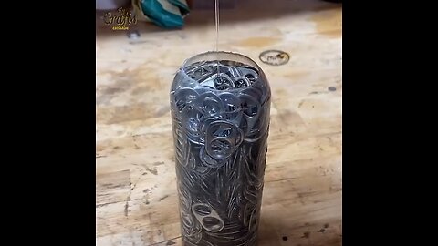 Woodturing soda Can Pull tabs