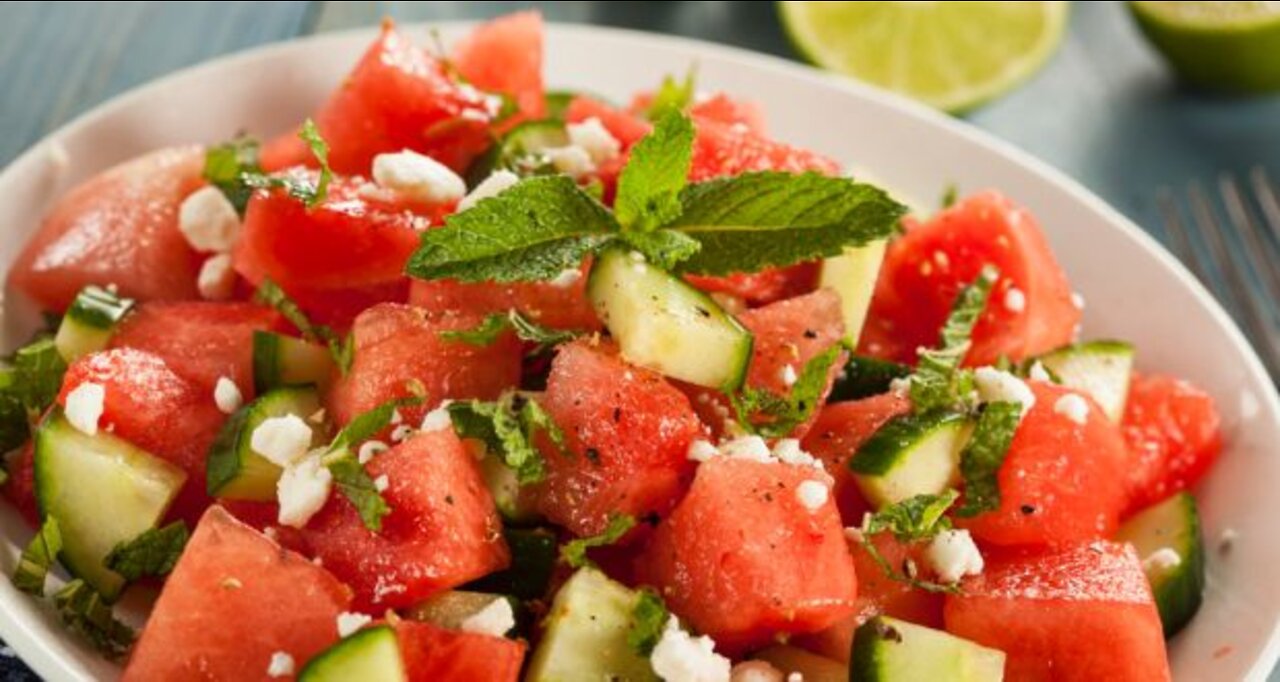 Mediterranean Watermelon Salad Recipe