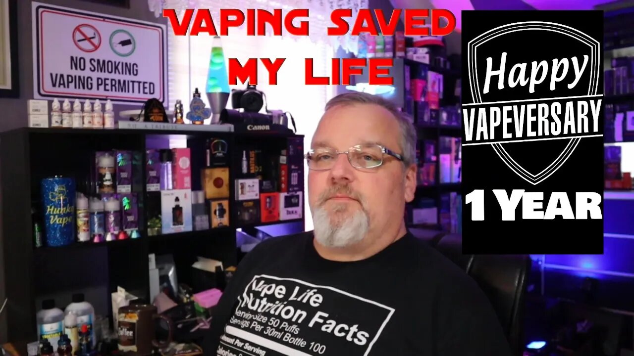 One Year Vapeversary VLOG - 1 Year Without a Cigarette Thanks to Vaping