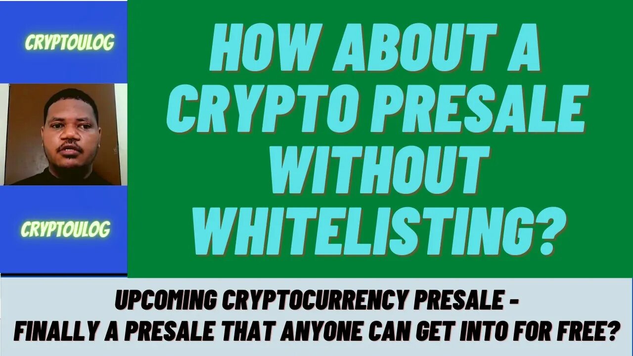 Upcoming Cryptocurrency Presale - Finally A Presale That Anyone Can Get Into For Free? Feb **!