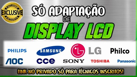 Adaptação de tela sony em samsung 32