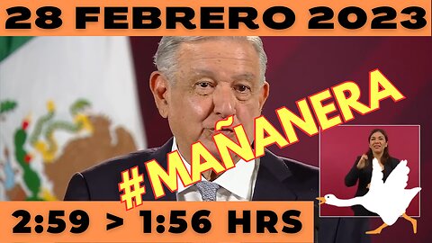 💩🐣👶 #AMLITO | Mañanera Martes 28 de Febrero 2023 | El gansito veloz de 2:59 a 1:56.