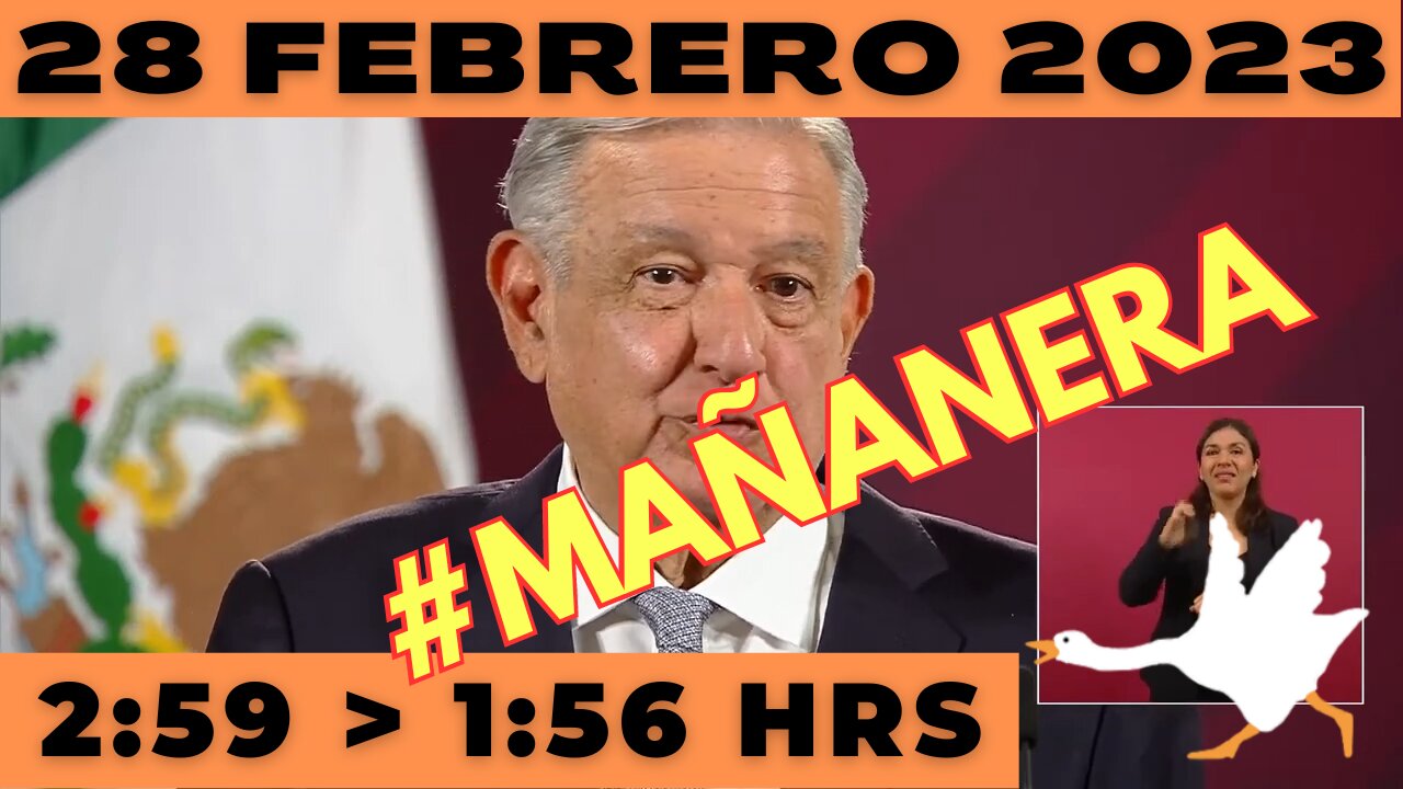 💩🐣👶 #AMLITO | Mañanera Martes 28 de Febrero 2023 | El gansito veloz de 2:59 a 1:56.