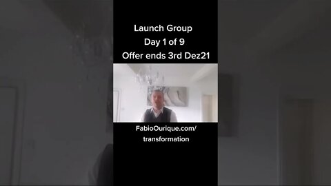 Launch Group Day 1 of 9 - Offer ends 3rd dez21