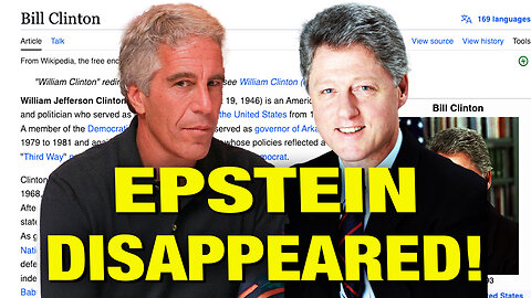 Epstein Connections SCRUBBED From Bill Clinton’s Wikipedia Page! w/ Ian Carroll