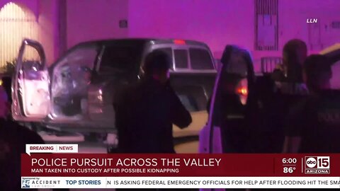 Domestic situation leads to police pursuit, arrest in Glendale