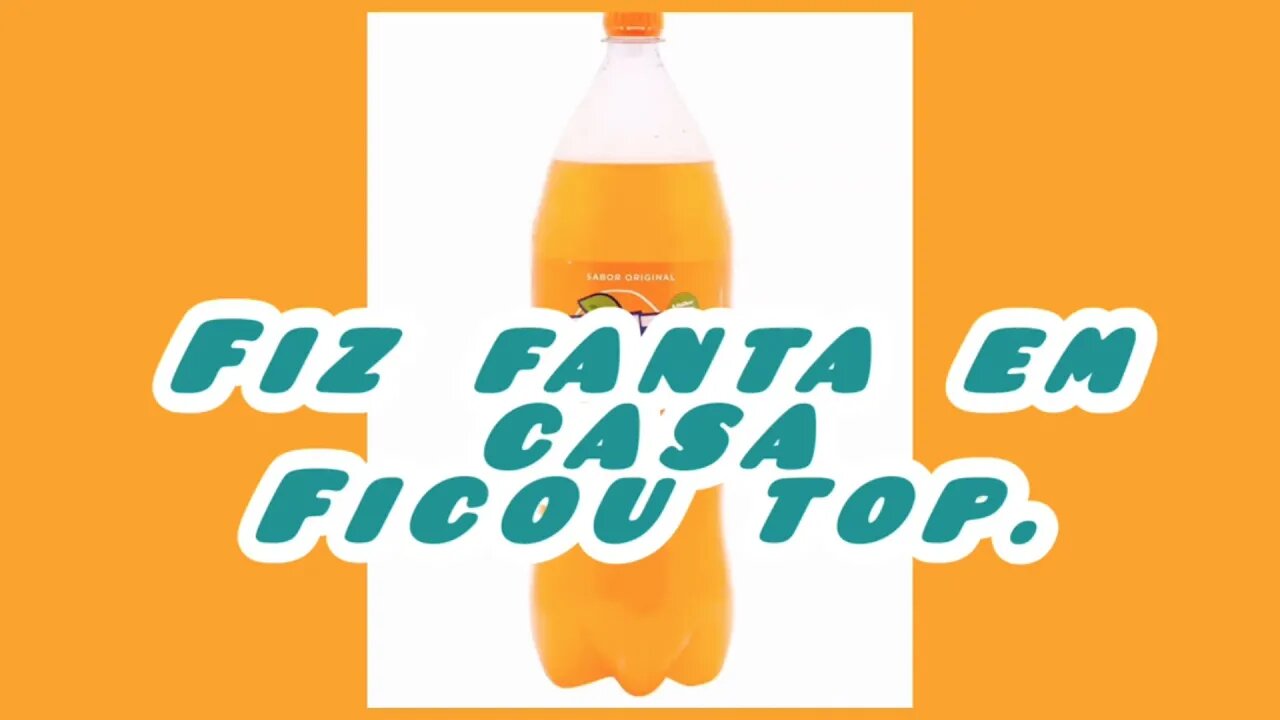 Descobri a fórmula perfeita para fazer refrigerante Fanta Laranja em casa me surpreendi.