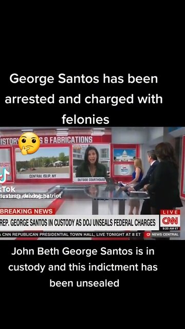 Hmmm ya don't say 🤔 George Santos has been arrested & charged with felonies