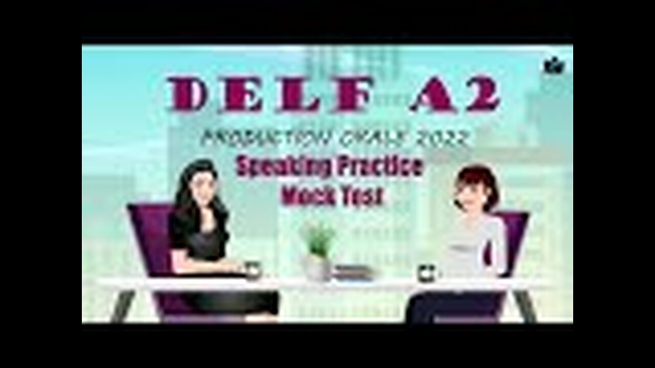 French - DELF A2 I Production Orale I Speaking Practice Mock Test I DELF A2 Viva