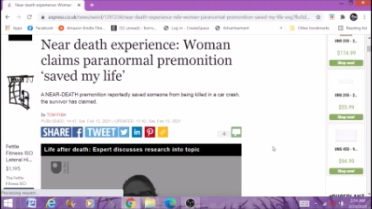 Woman Claims Paranormal Premonition Saved Her Life Paranormal News