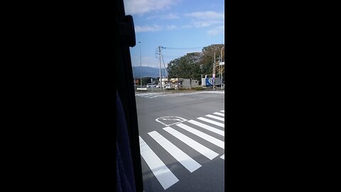 Bus ride in Japan