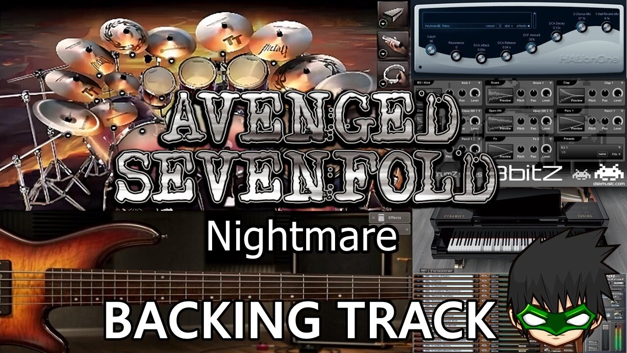 BackingTrack Guitar | Avenged Sevenfold - Nightmare