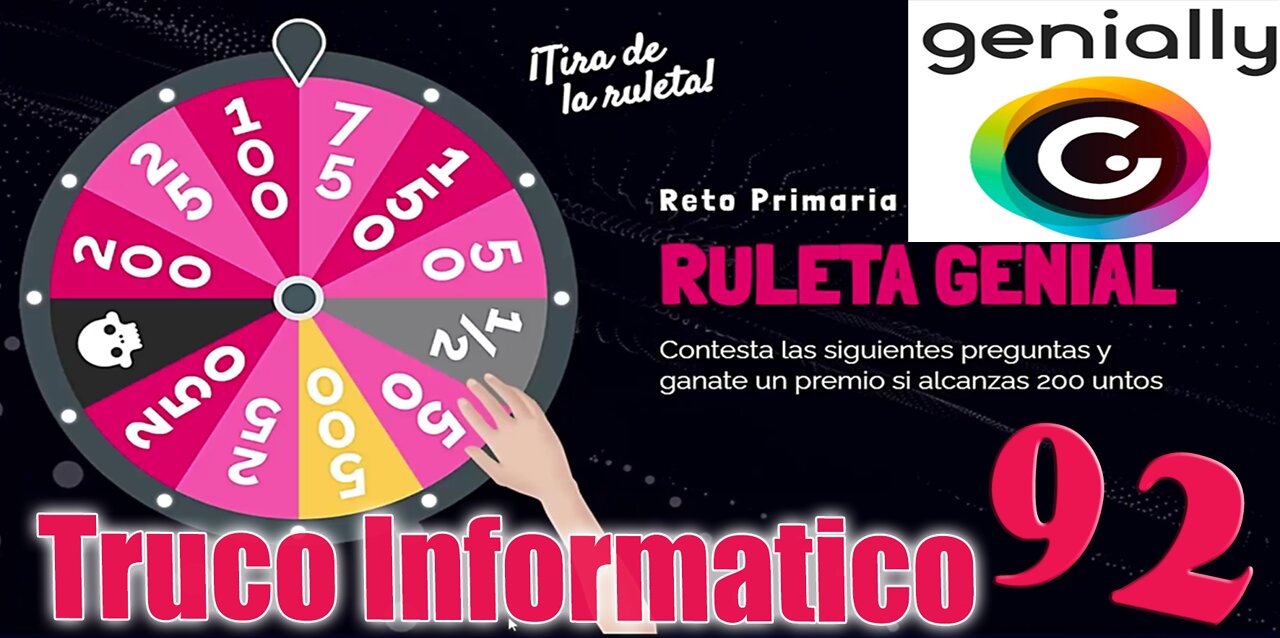 🆕 Lo que puedes hacer con GENIALLY 🔥 Ruleta Interactiva 👉 Truco Informático 92