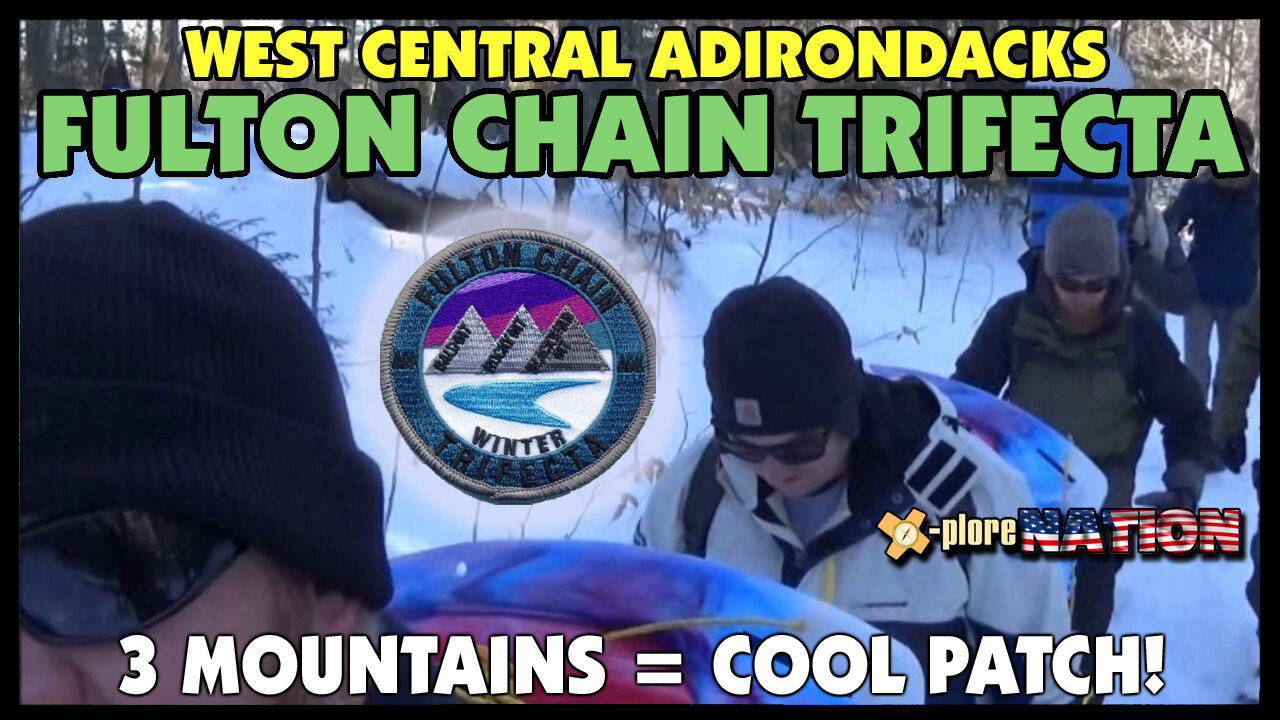 Fulton Chain Trifecta: Black Bear, Bald, and Rocky Mountains: Adirondacks, NY