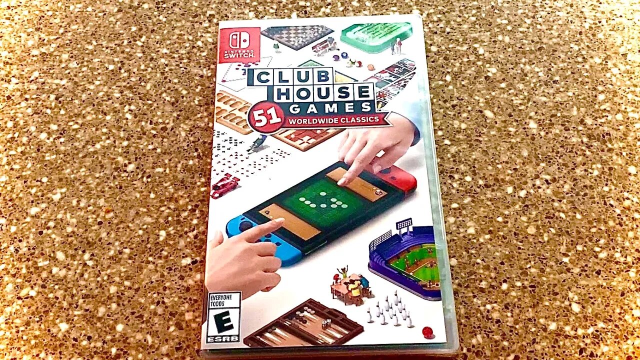 Clubhouse Games: 51 Worldwide Classics - NINTENDO SWITCH - AMBIENT UNBOXING