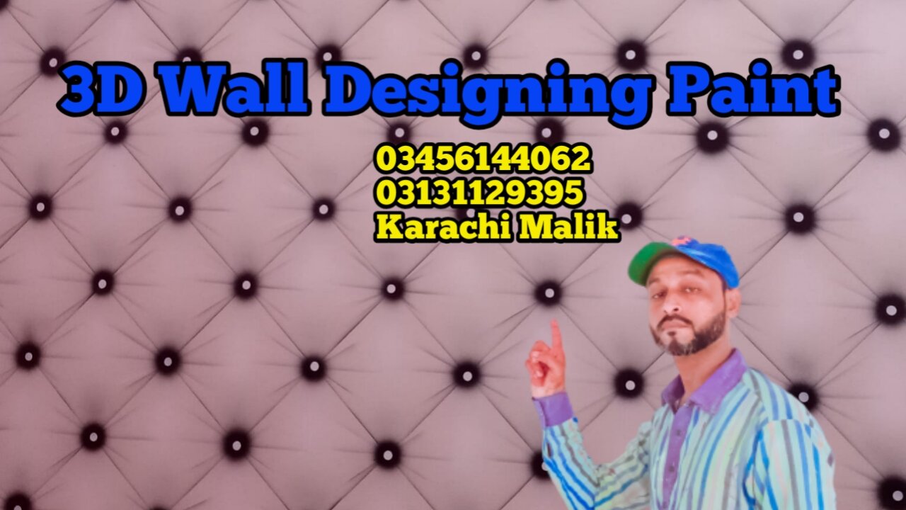 3d wall designig paint