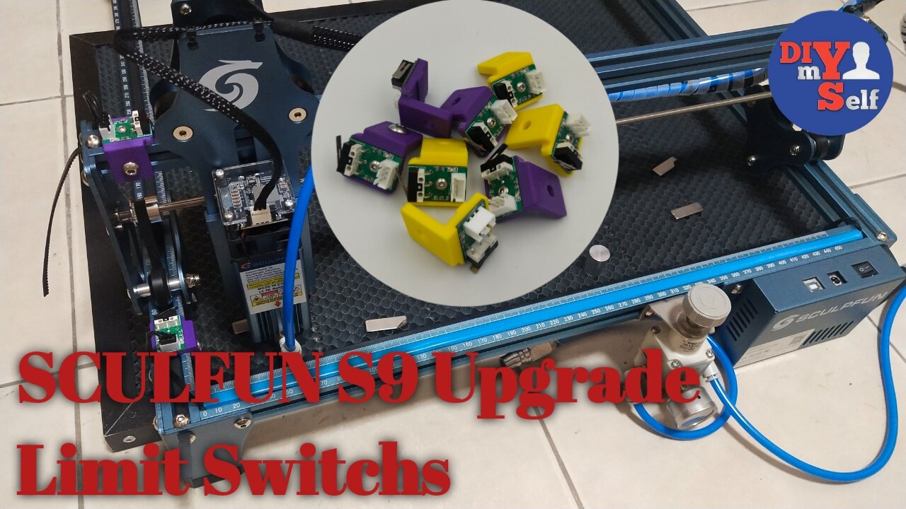 SCULPFUN S9 Upgrade Limit Switch (can DIY MySelf)