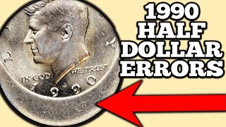 1990 Kennedy Half Dollar Error Coins Worth Money!