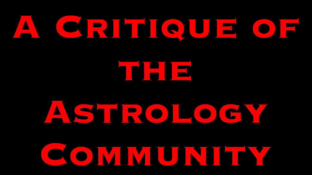 Astrology Critique