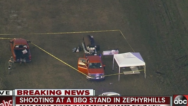 Man shot at roadside BBQ stand in Zephyrhills