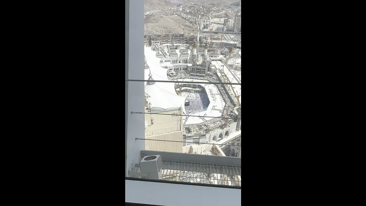 Kaaba view from Makkah clock tower 🥰❤️