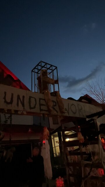 Halloween Yard Decorations in Okotoks