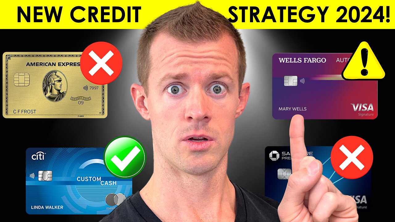 My ALL NEW 2024 Credit Card Strategy (No More Amex Gold?!)