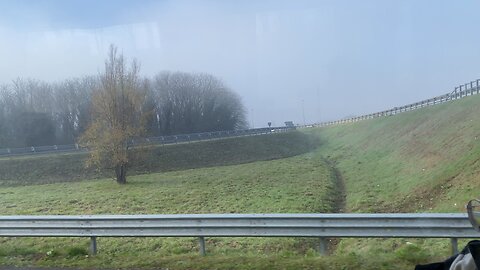 Fog by bus