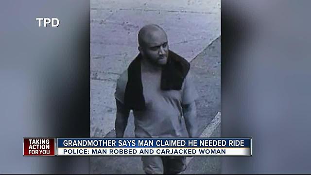 Disabled grandmother tricked into helping a man in 'need' and then carjacked