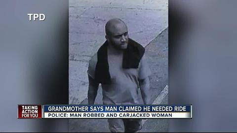 Disabled grandmother tricked into helping a man in 'need' and then carjacked