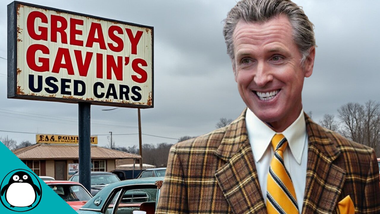 Greasy Gavin Newsom's Used Cars Commercial