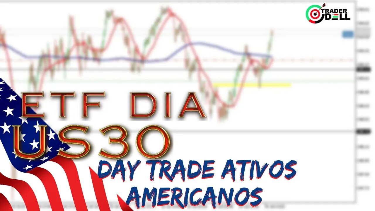 ESTRATÉGIA DAY TRADE PARA ALAVANCAR CONTA COM BAIXO RISCO - ÍNDEX US30 / ETF DIA ATIVOS AMERICANOS