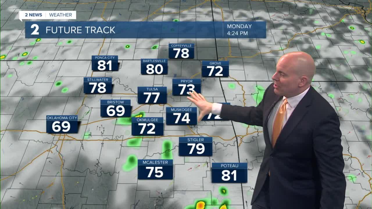 Chances For Showers And Thunder Today