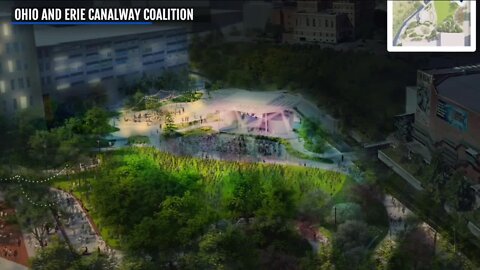 Akron's Lock 3 vision plan to include new pavilion, ice skating rinks, trails and shaded seating