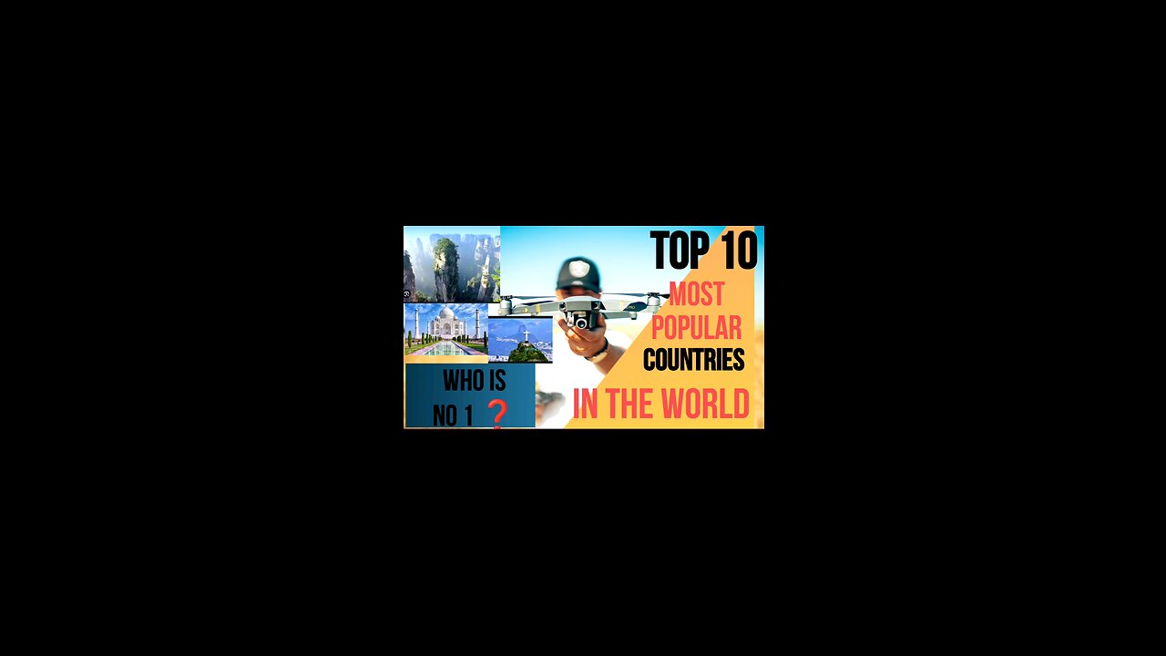 Top 10 most popular countries in the world