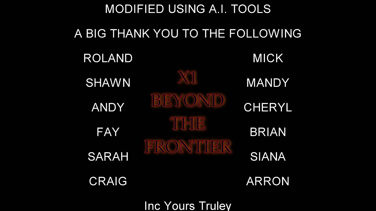 X1 - BEYOND THE FRONTIER - MOVIE