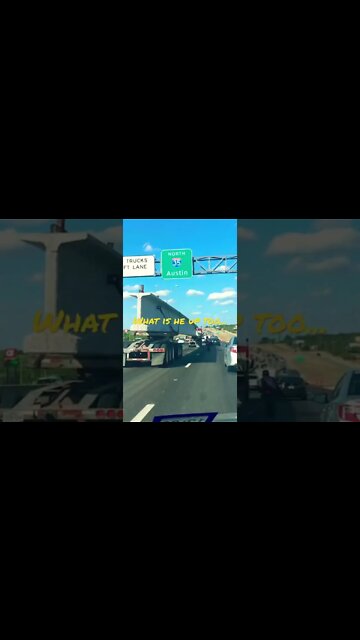 CRAZY Biker goes under SEMI-TRUCK