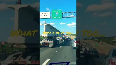 CRAZY Biker goes under SEMI-TRUCK