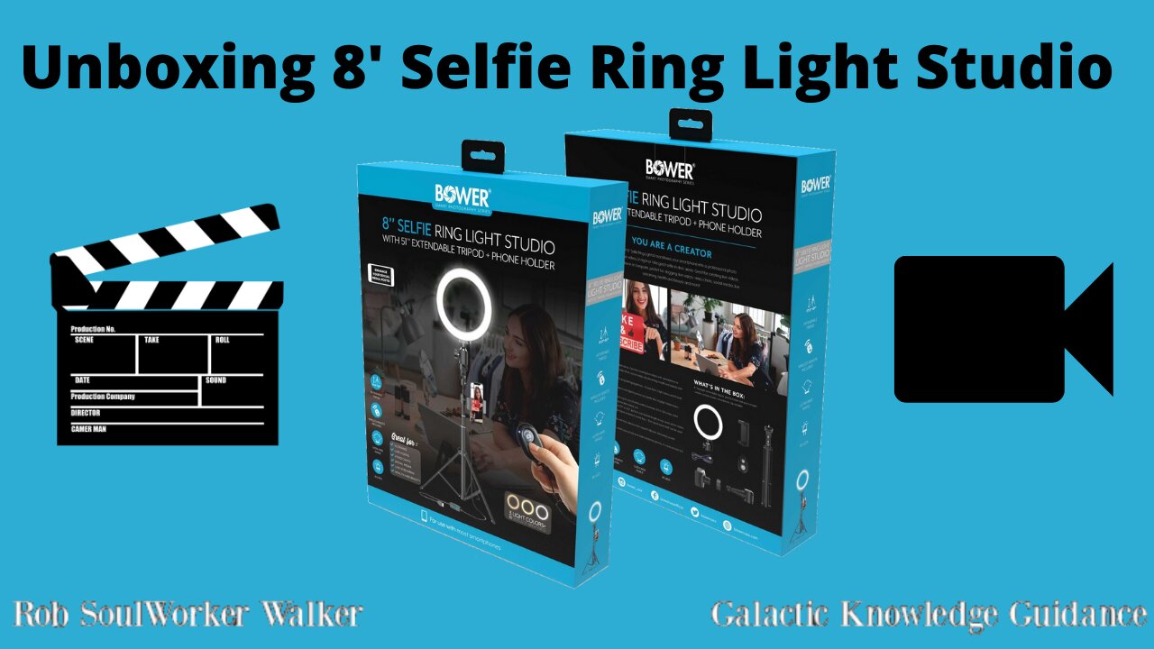 Unboxing Bower 8" Selfie Ring Light Studio