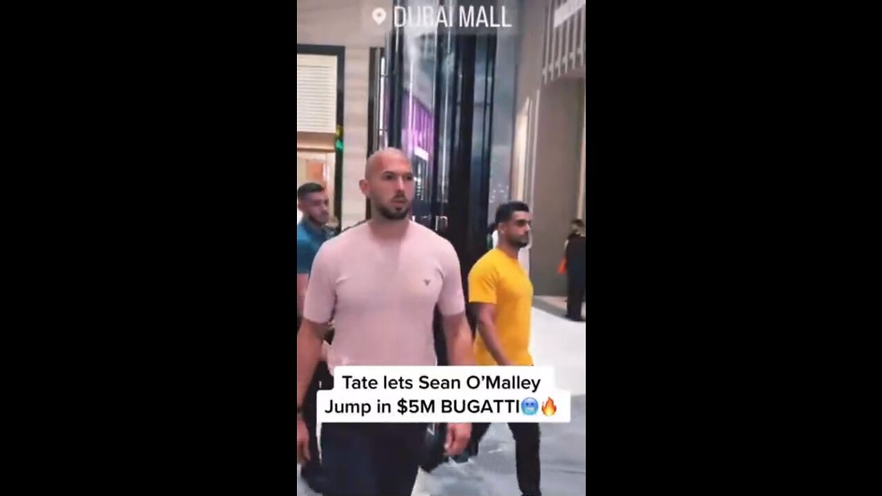 SEAN O’MALLEY JUMPS IN THE BUGATTI