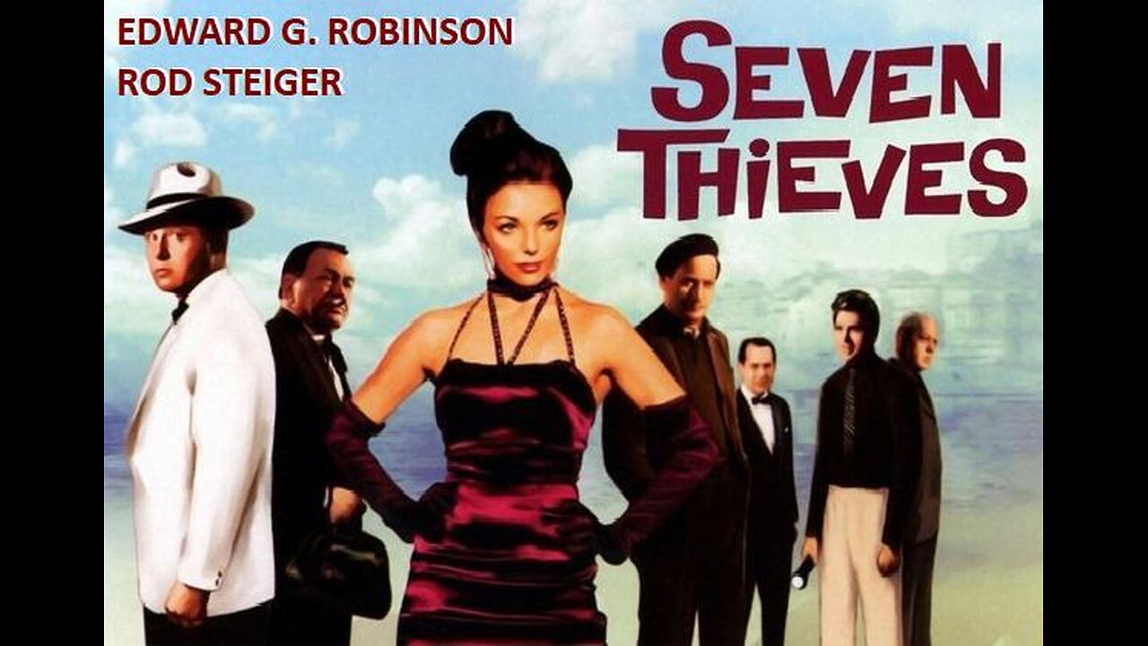 SEVEN THIEVES 1960 Edward G Robinson Caper Film of Monte Carlo Casino Robbery FULL MOVIE in HD