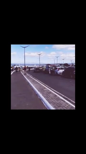 Bolsonaro pousando em Juazeiro