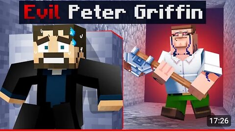 Evil Peter Griffin in Minecraft