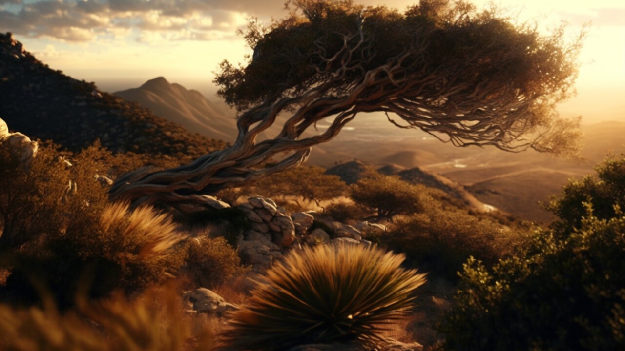 🍃 Sounds of Nature: Close-up Wind in the Bush on Kitt Peak