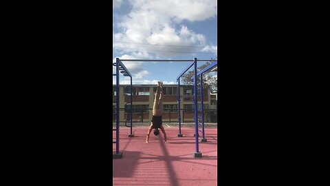 Outdoor Handstand Practice